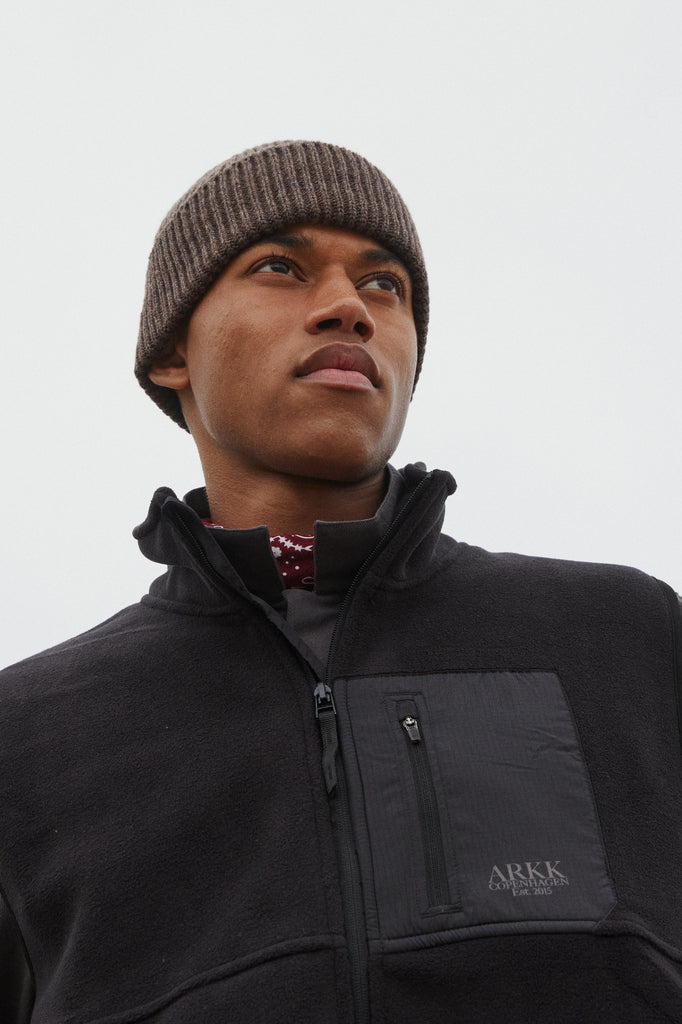 ARKK Apparel ARKK Essential Fleece Jacket | Black White Fleece Jacket